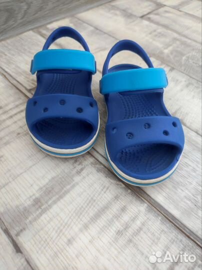 Сандалии crocs c5 синие