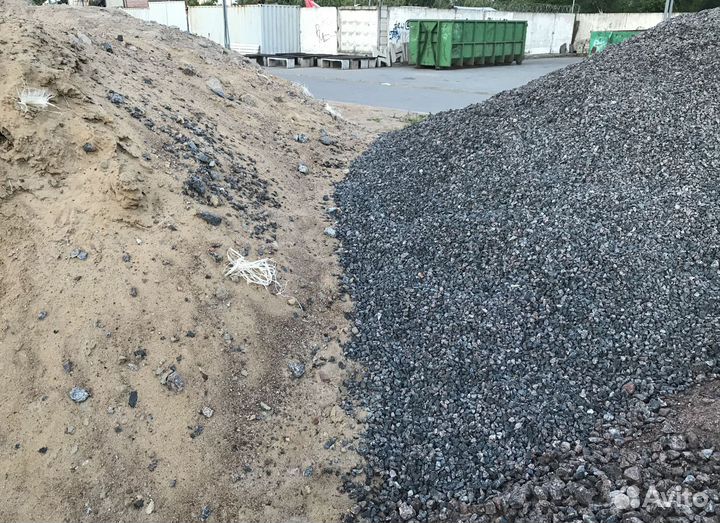 Щебень песок отсев