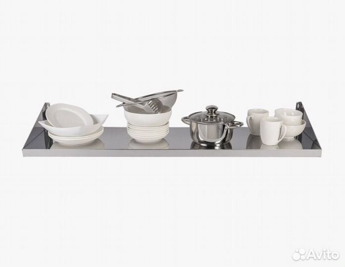 Полка навесная для кухни из нерж.стали Atesy