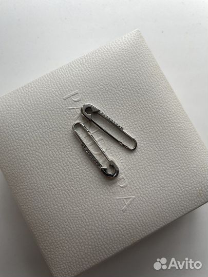 Серьги серебро с фианитами