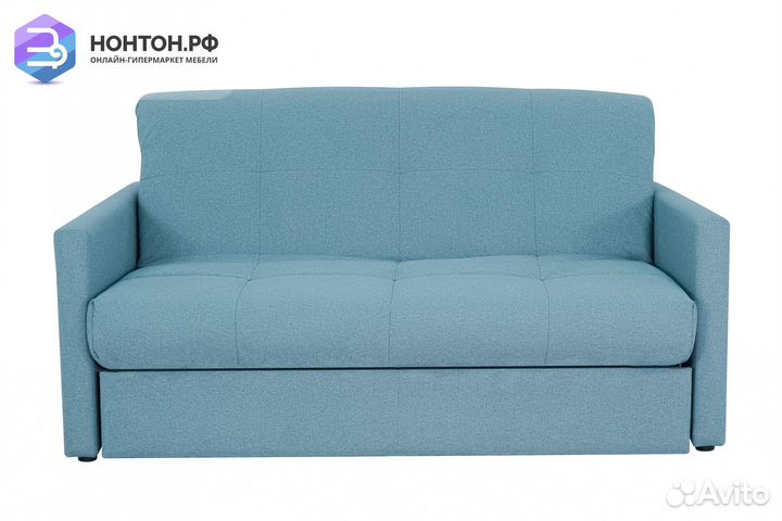 Диван Аккордеон голубой