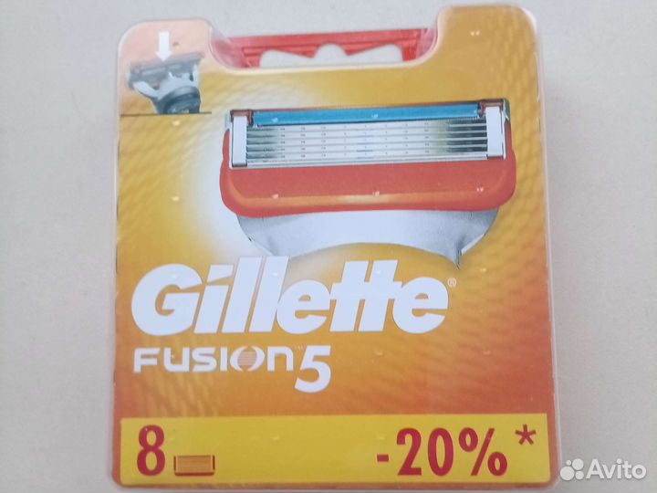 В41. Gillette Fusion 5 8шт