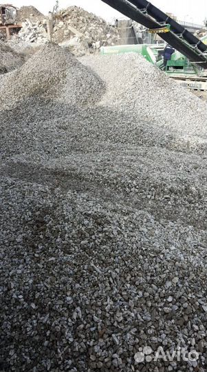 Щебень для дренажа, бетона