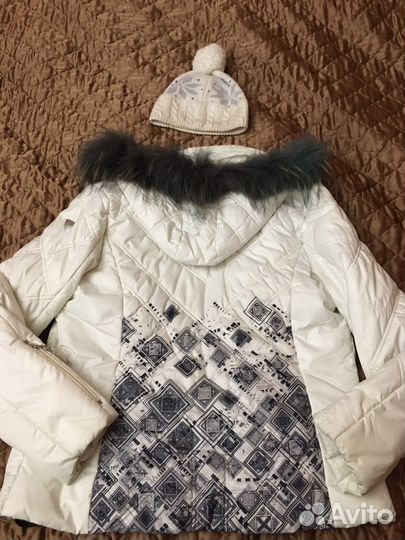 Куртка спортивная женская luhta + шапка