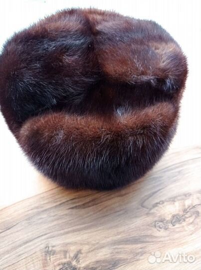 Норковая шапка мужская