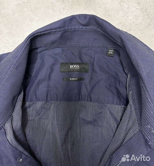 Мужская оригинальная рубашка бренда Hugo boss