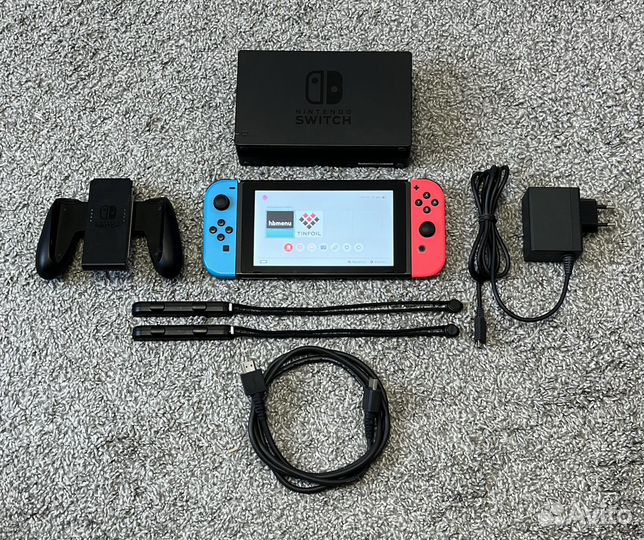 Прошитая Nintendo Switch Rev 2 PicoFly + Игры