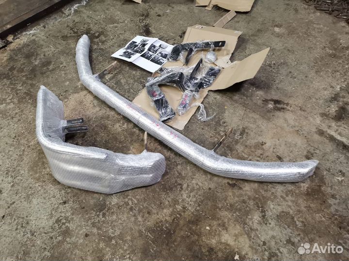 Дуги переднего и заднего бампера Toyota LC Prado