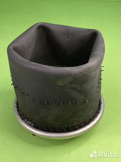 810 пневмоподушка без стакана 4шп.M12. 1отв.штуц.M