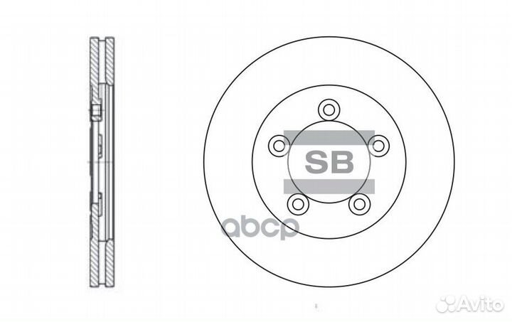 Диск тормозной SD2009 Sangsin brake