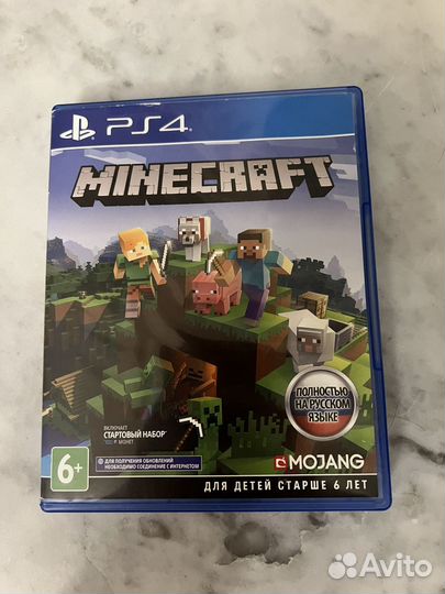 Игра на диске Minecraft для ps4