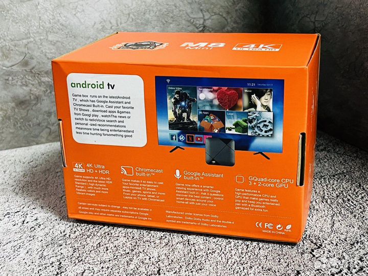 M8 Mini Dual System Ретро игровая консоль HD