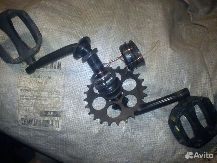 Каретка для детского велосипеда R - 14+бок. колёса