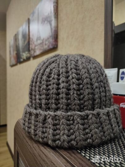 Вязанная шапка ручная работа
