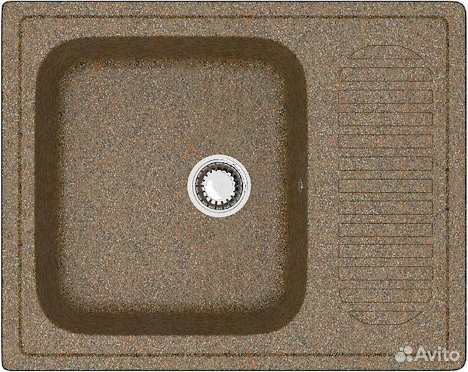 Мойка кухонная zett lab. T015Q009 терракот