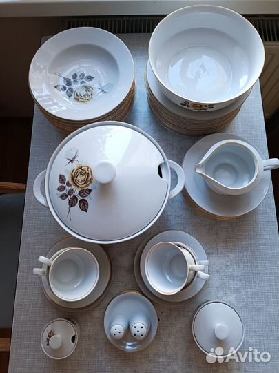 Набор столовой посуды Kahla ГДР