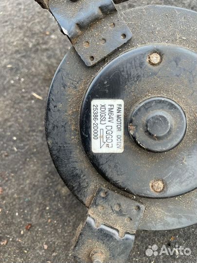 Элантра xd моторчик вентилятора охлаждения