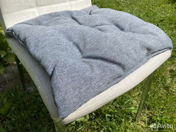 Подушка на стул, табурет. Рогожка