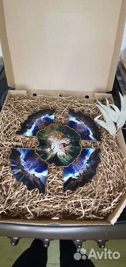 Подстаканники/подставки из эпоксидной смолы