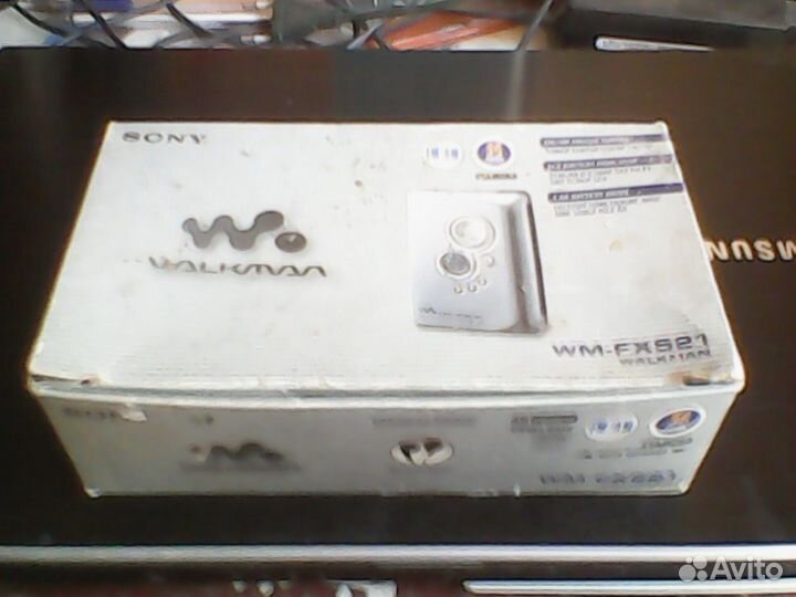 Кассетный плеер sony walkman. WM-FX 521. FM. радио
