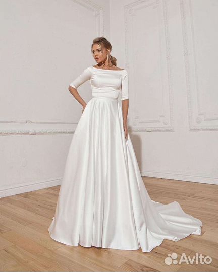 Свадебное платье 42 44 новое