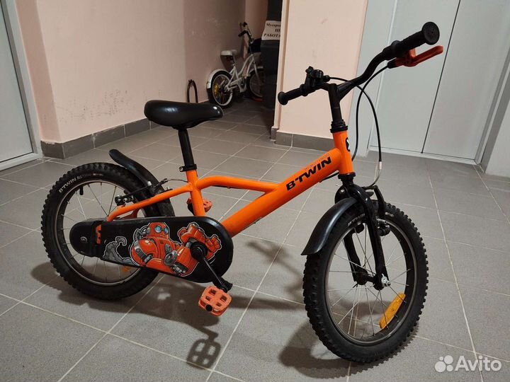 Детский велосипед btwin 16