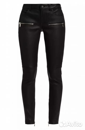 Брюки-стрейч anne bing натуральная кожа