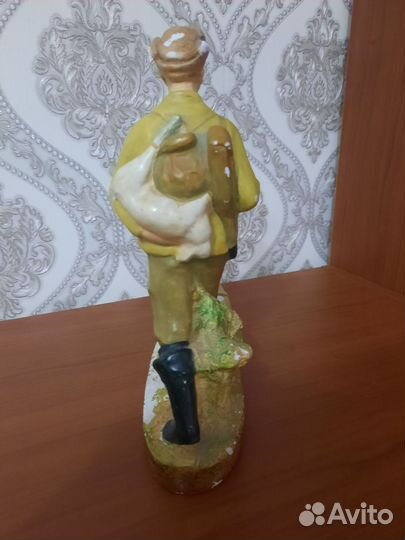 Статуэтка охотник с собакой СССР