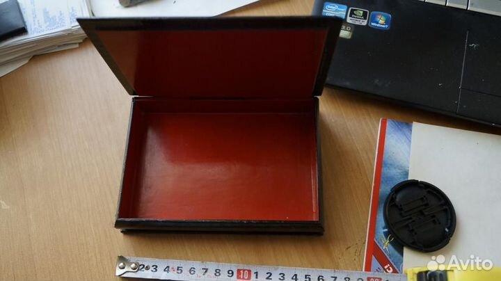 Шкатулка лаковая миниатюра