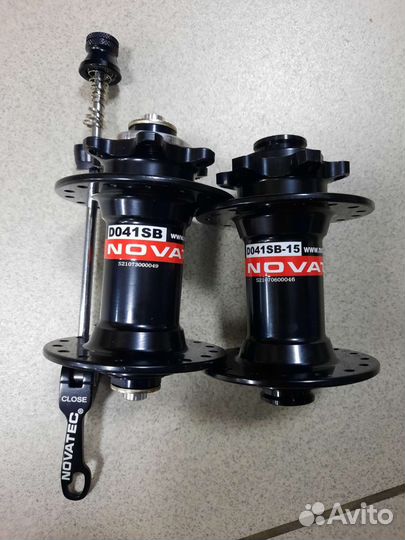 Новые передние втулки Novatec на промах QR 32H