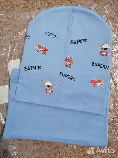 Шапочки и наборы детские новые