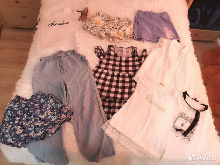 Летняя одежда для девочки 146-152