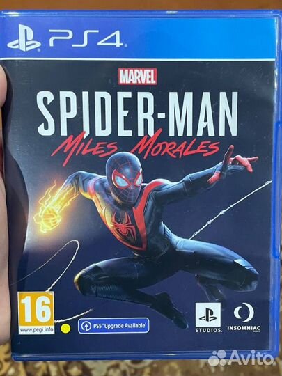 Игра на ps4 человек паук майлз моралес