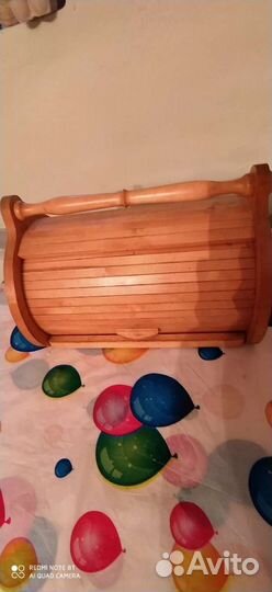 Хлебница деревянная СССР