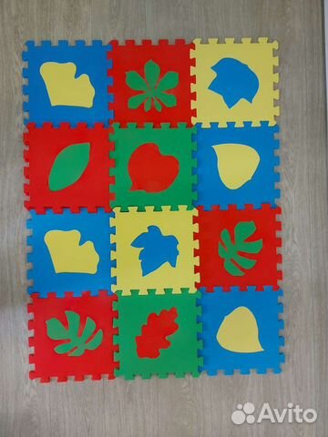 Мягкий коврик-пазл 16 элементов