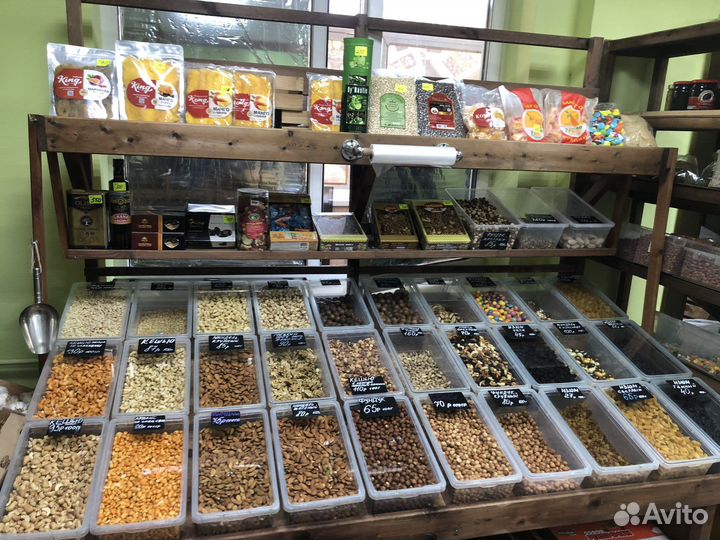 Готовый бизнес магазин орехи сухофрукты продукты