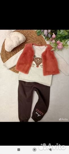 Пакет одежды для девочки 74-80