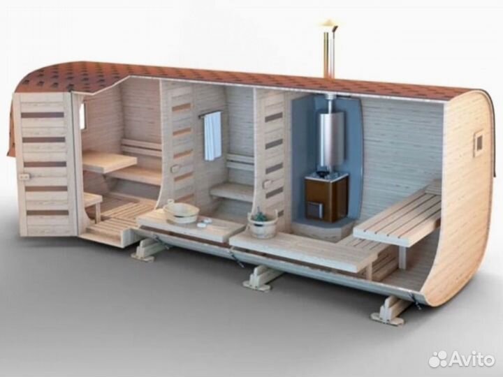 Баня бочка квадро от производителя