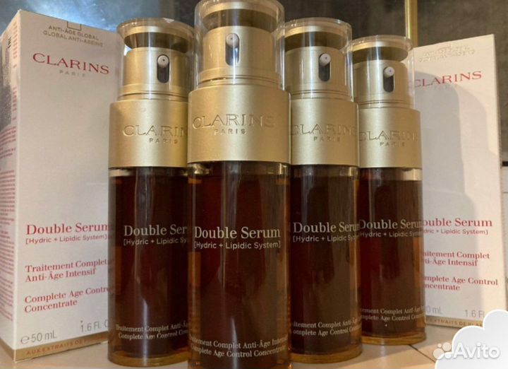 Double Serum Clarins сыворотка оригинал