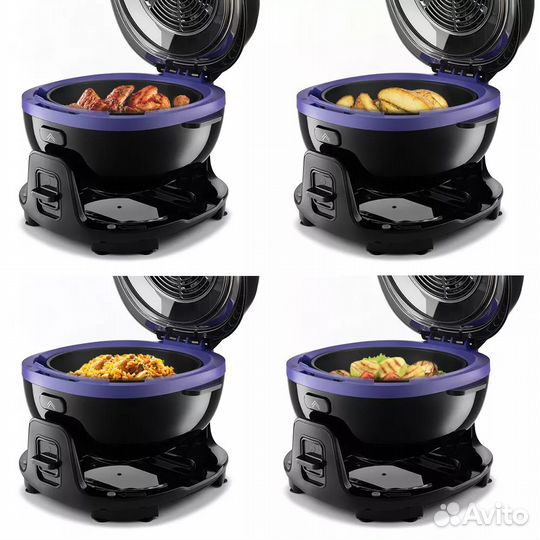 Аэрогриль Kitfort KT-2218-1, 1400Вт, черный