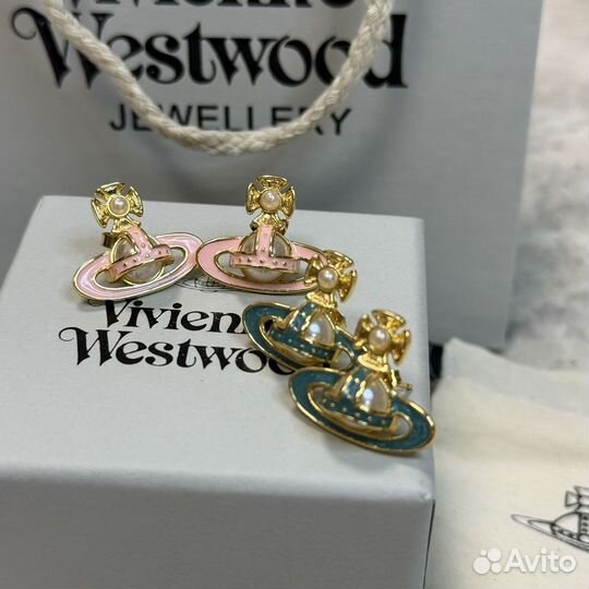 Серьги Vivienne Westwood сатурн