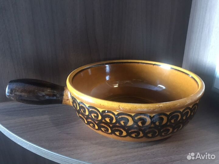 Горшок новый керамический для фондю Швейцария