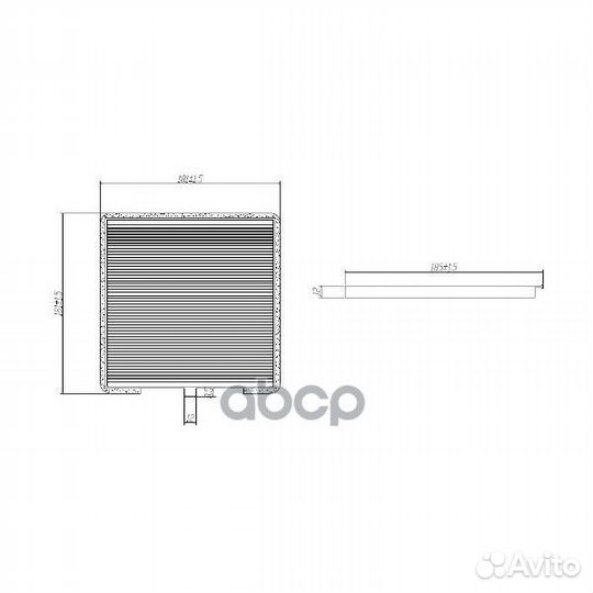 Фильтр салонный DFC10112 double force