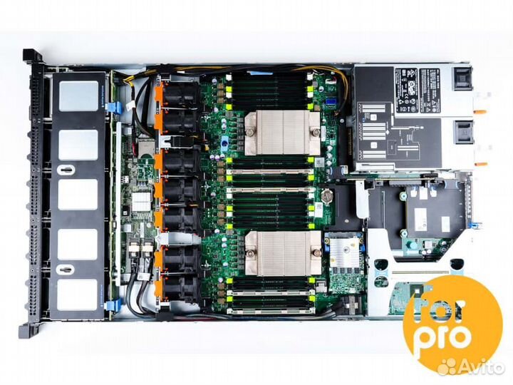 Сервер dell R620 8SFF 2xE5-2620 96GB, H710
