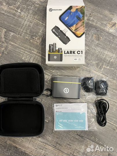 Беспроводной петличный микрофон hollyland lark c1