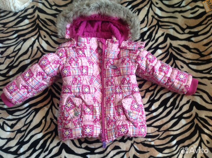 Комбинезон для девочки зимний Gusti. 90 см
