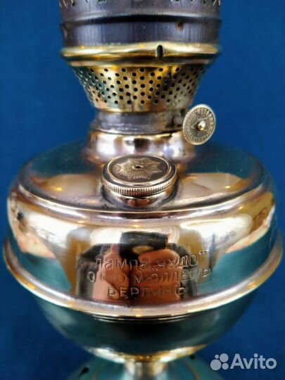 Старинная керосиновая лампа Чудо