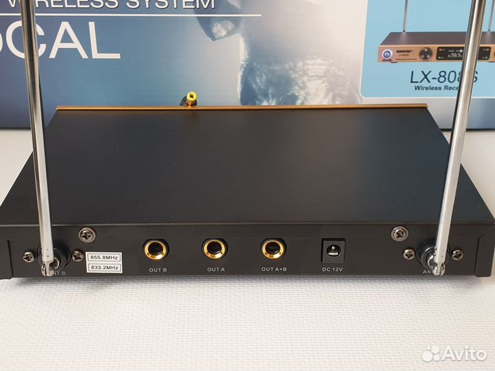 Беспроводная караоке система с 2 микрофонами