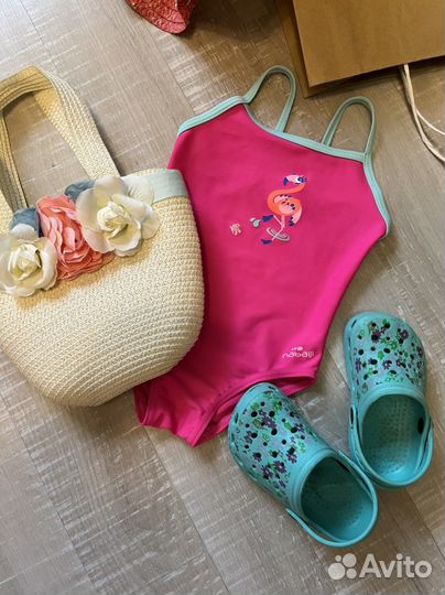 Комплект купальник + сабо