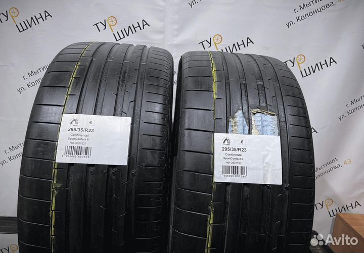 Continental SportContact 6 295/35 R23 94Y